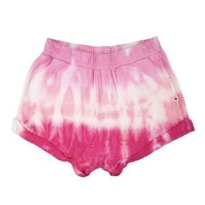 NWT Simply Southern Women's Super Soft Shorts Tie‎ Dye Pink Size XL